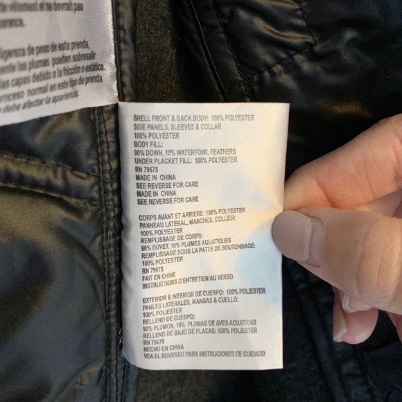 EUC Michael Kors Mixed Media Down Fleece Jacket - Picture 11 of 13